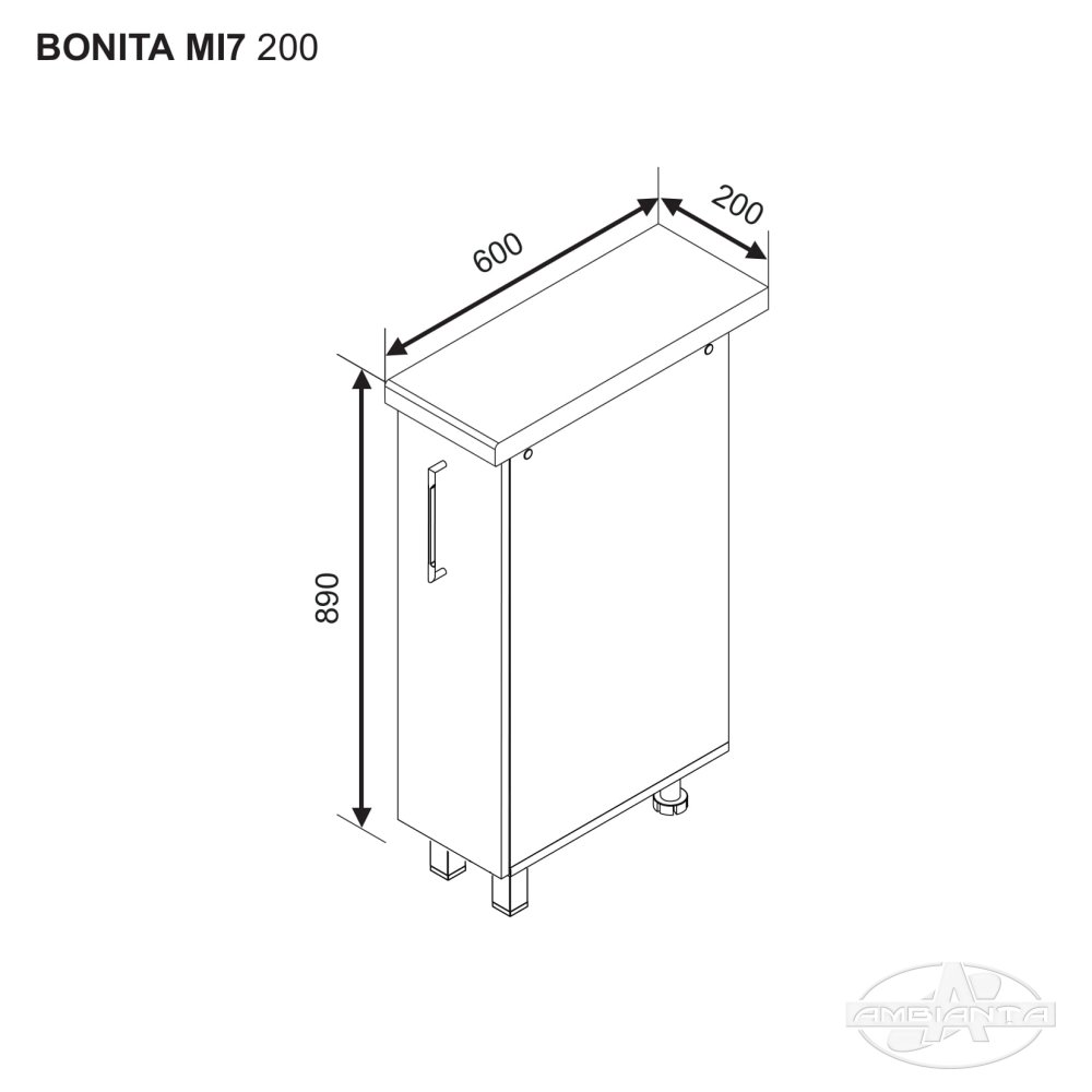 Base module BONITA MI 7 200 (cargo) — White