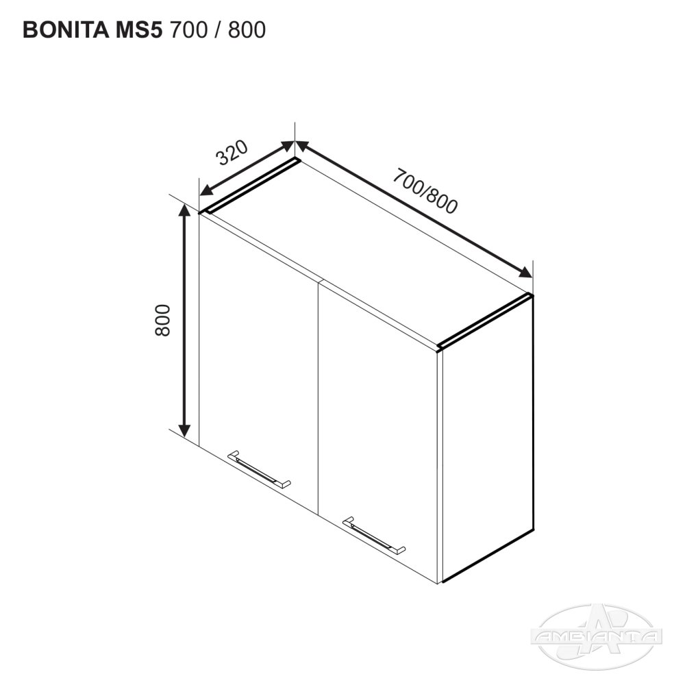 Modul BONITA MS5 700 (modul superior) — Alb