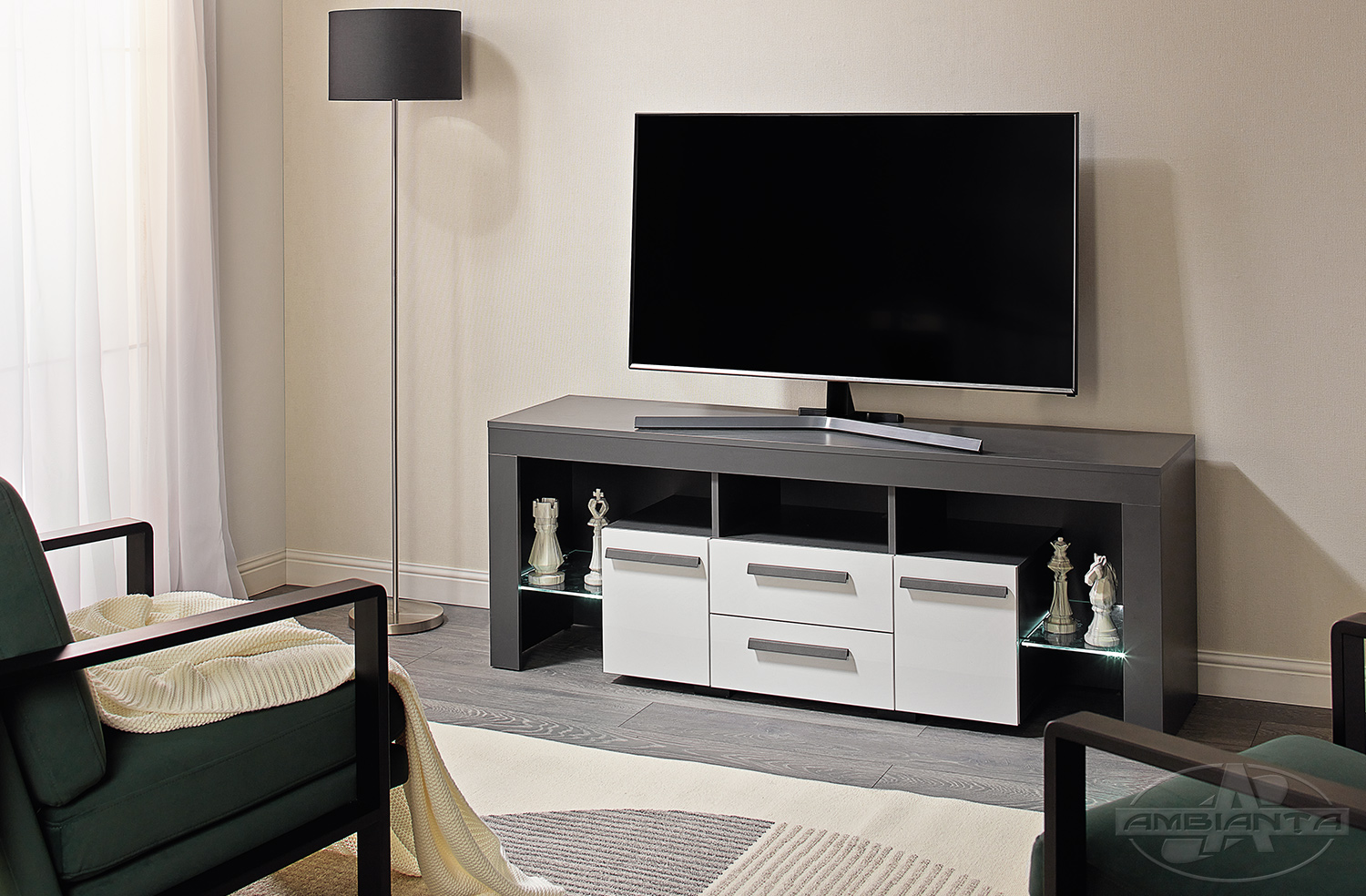 Comoda TV City 2.0 m — Grafit