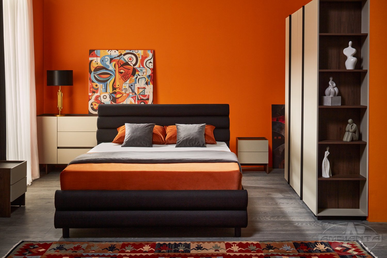 Kosmo bed 1.8m — Black