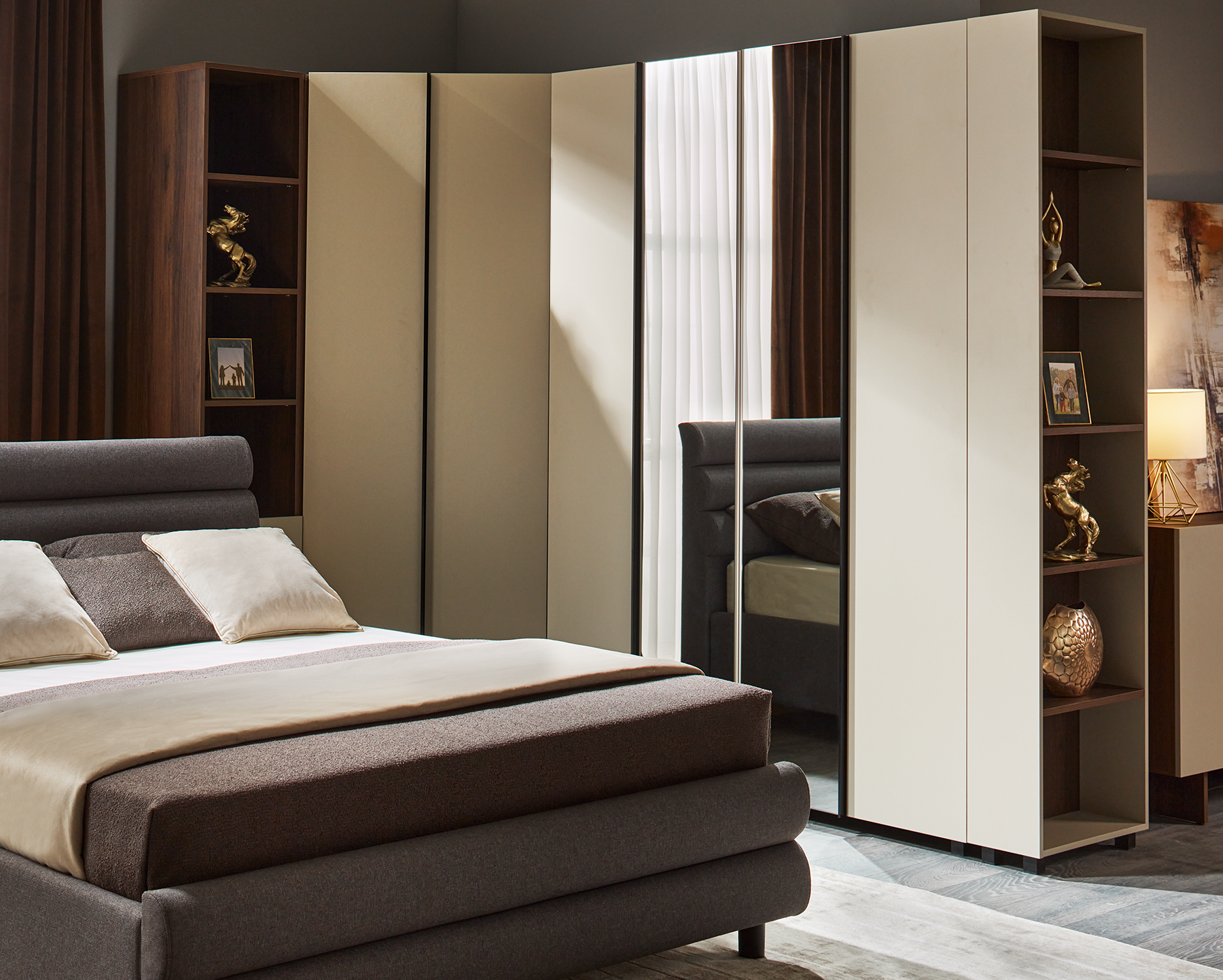 Wardrobe KOSMO chipboard shelves 0.4 m — Catania — Fungo
