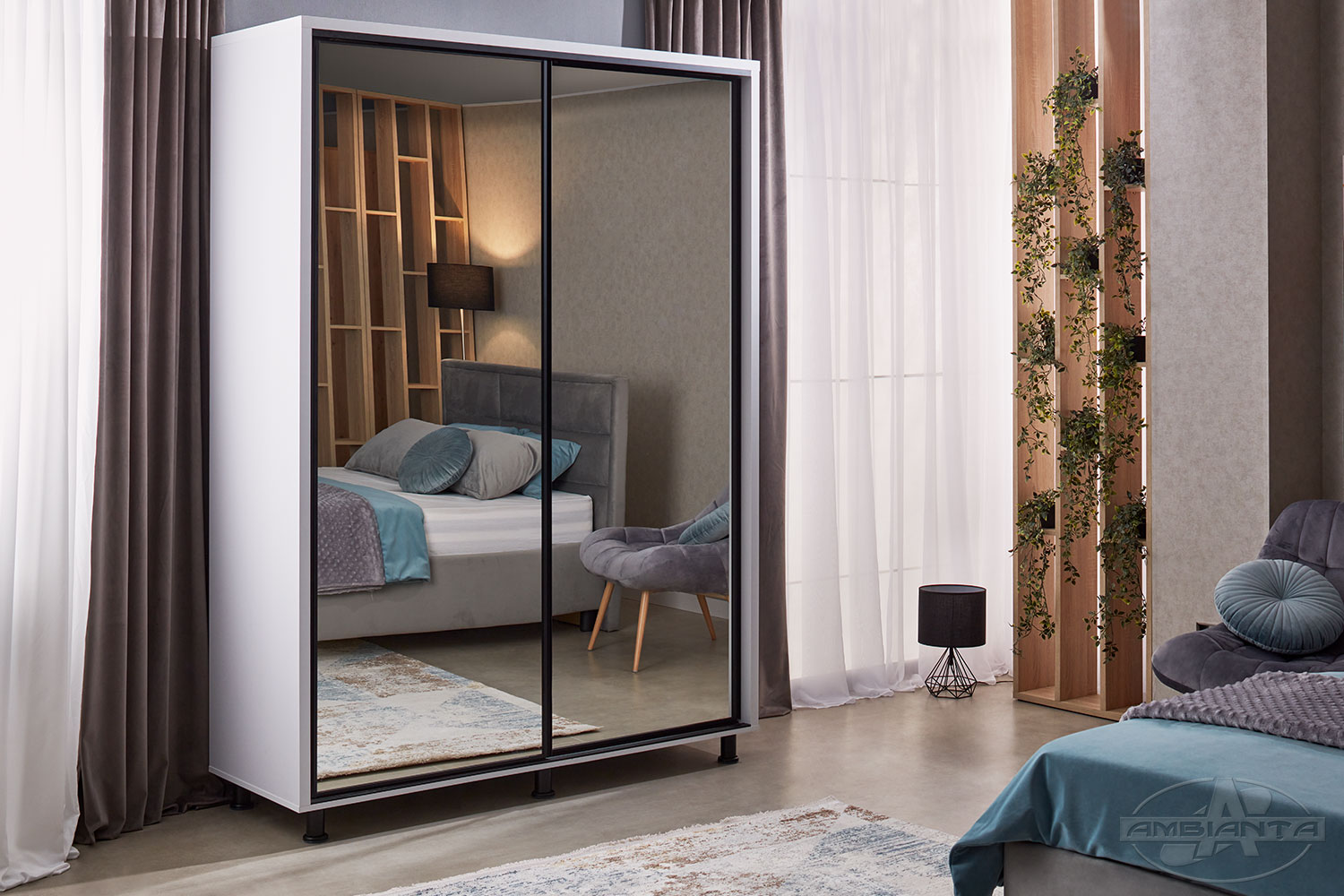 Wardrobe HAVANA 1.2 m — White