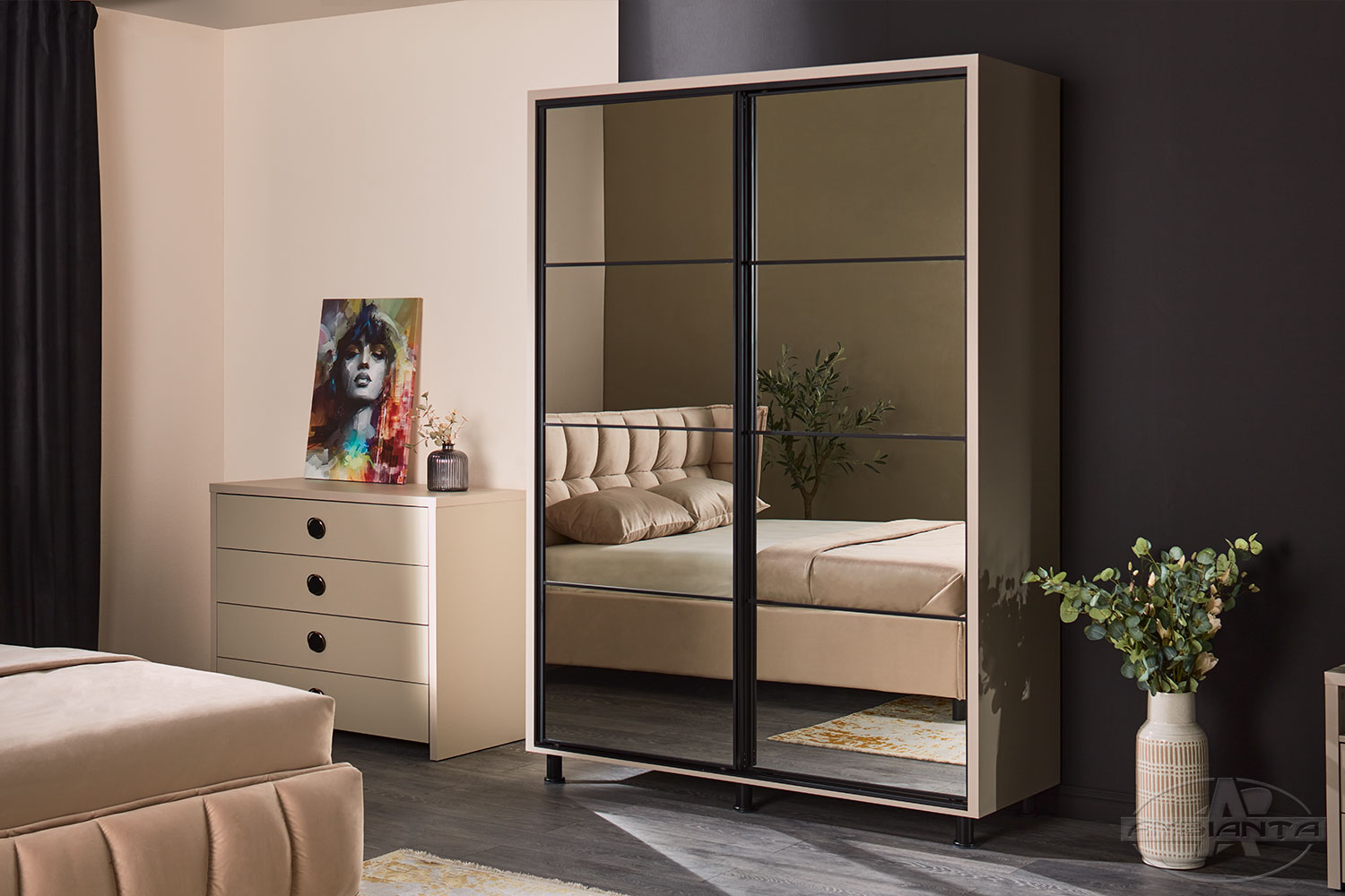 Wardrobe TORINO 1.6 m — Fungo