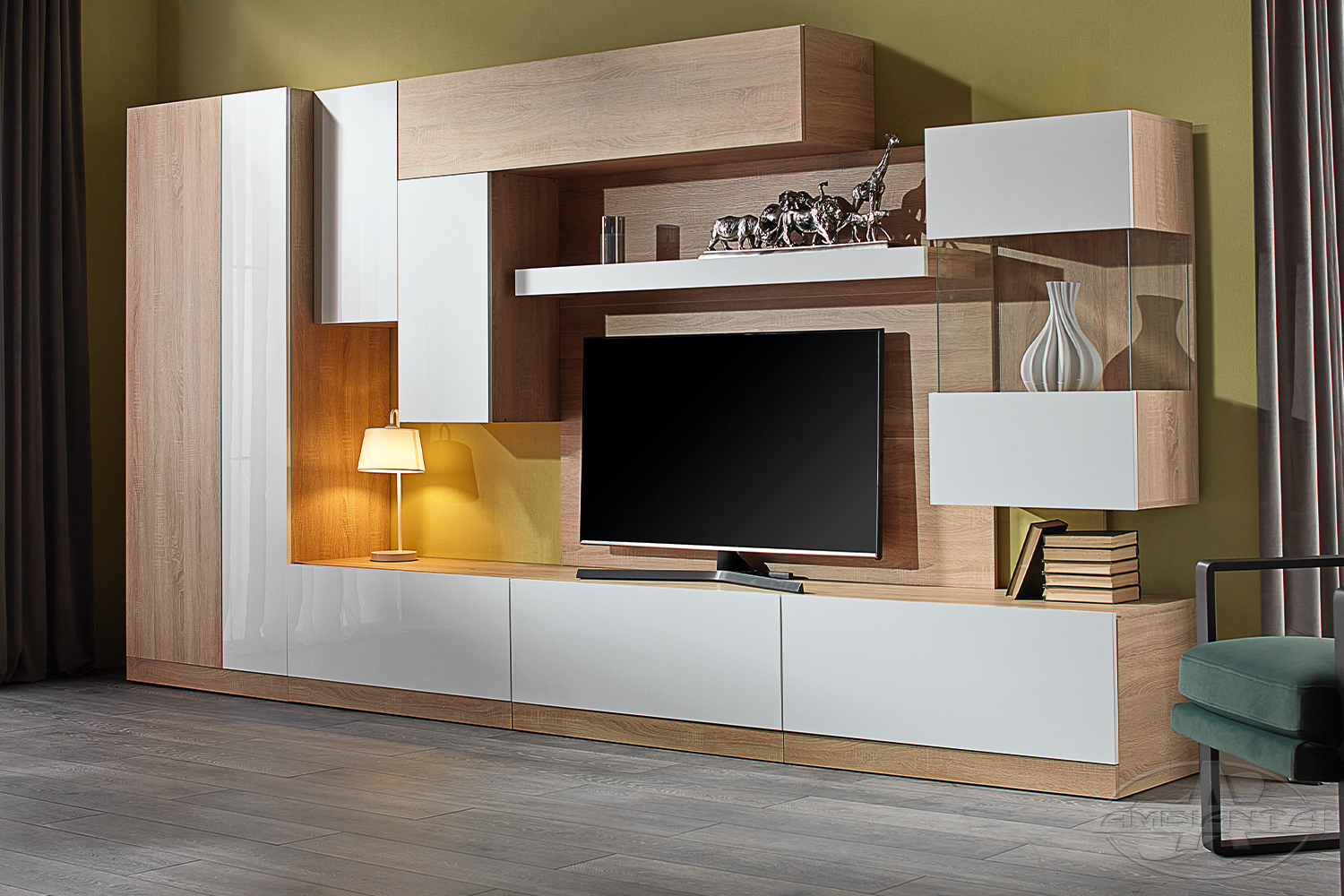 Living PALERMO comoda TV 1.6 m — Bardolino
