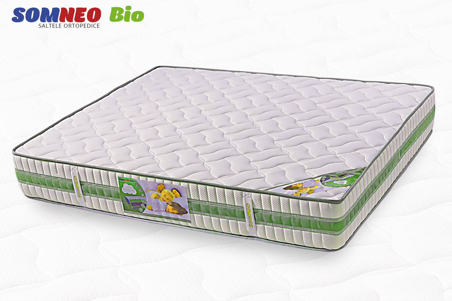Saltea ortopedica SOMNEO BIO 1.8x1.9 m — Fără culoare