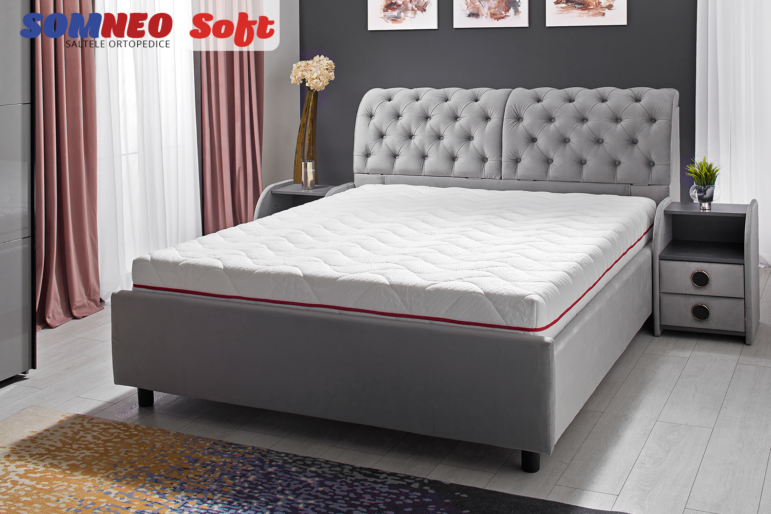 Saltea ortopedica SOMNEO SOFT 1.6x1.9 m